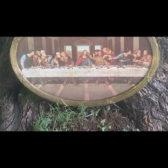 Vintage Last Supper Framed Print - Picture 3 of 8